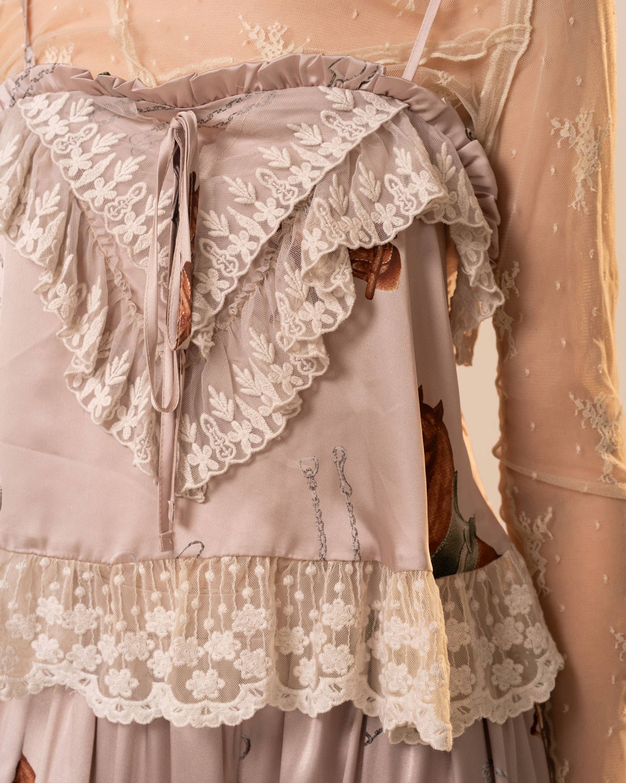 Equestrian Belle Époque Lace Cami