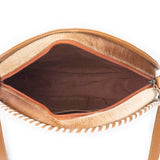 Boho Hand-Tooled Round Purse