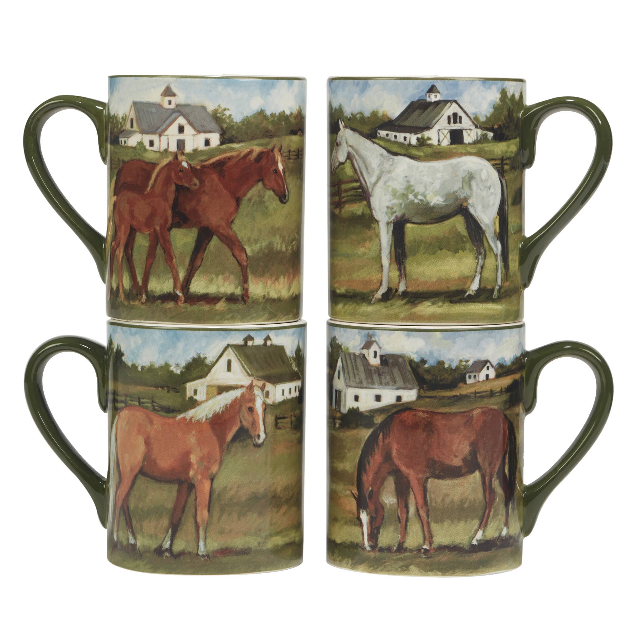Gray Horse York Stables Mug