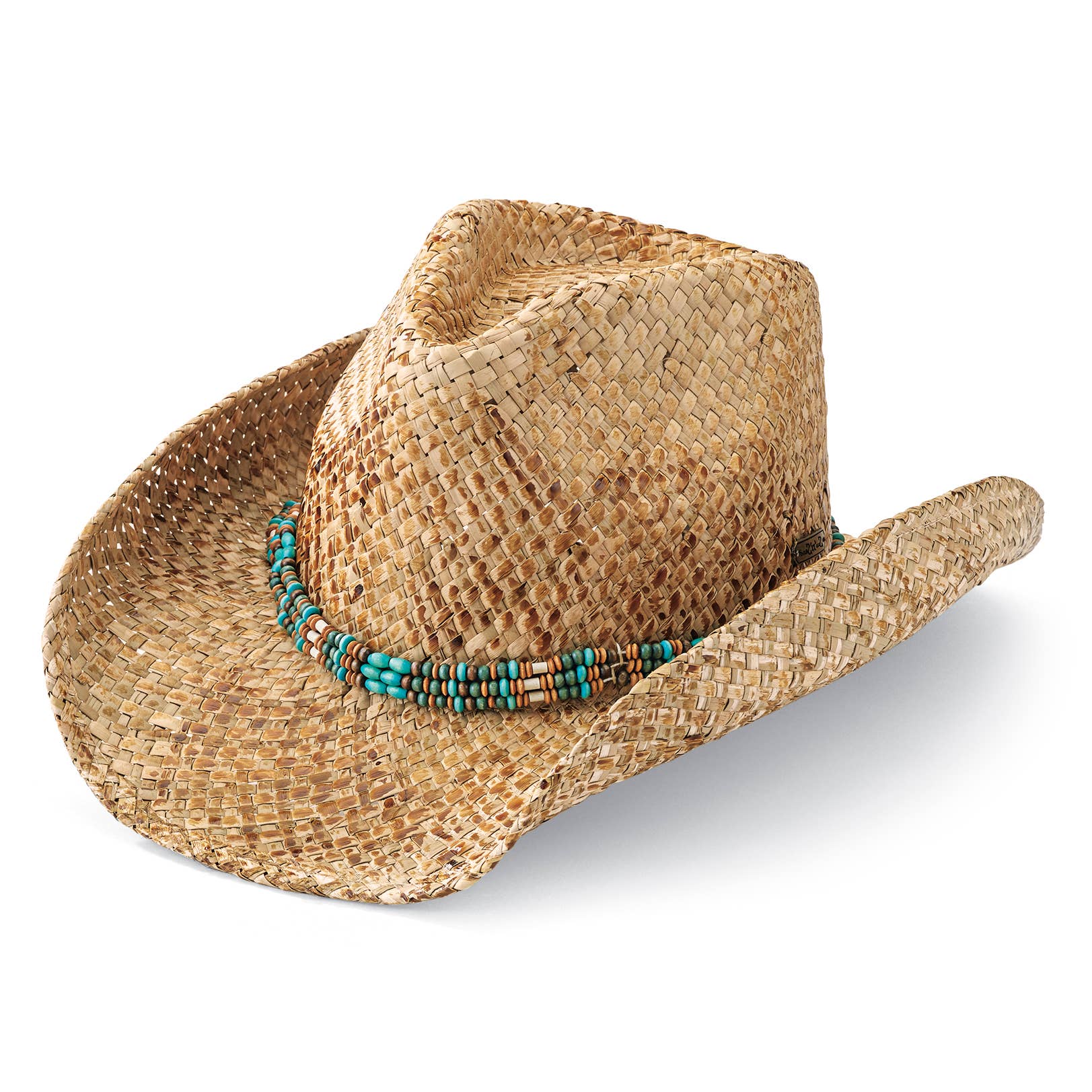 Turquoise Beaded Cowgirl Hat