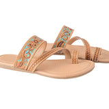Honey Mae Leather Hand-Tooled Sandals