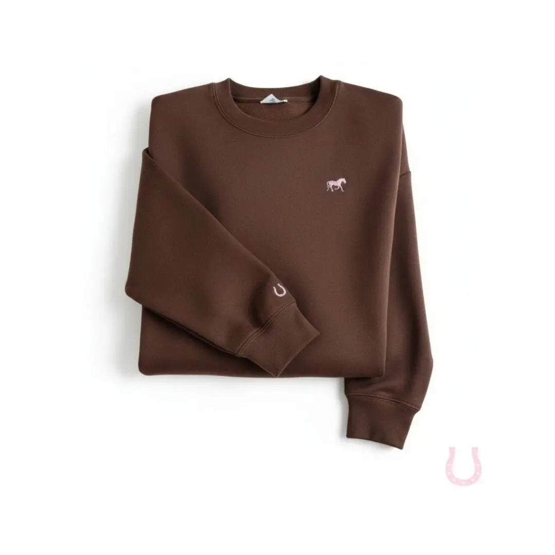 Chestnut Charm Horse Sweatshirt - Bridle Up Hope Shop