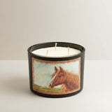 Chestnut Horse Candle