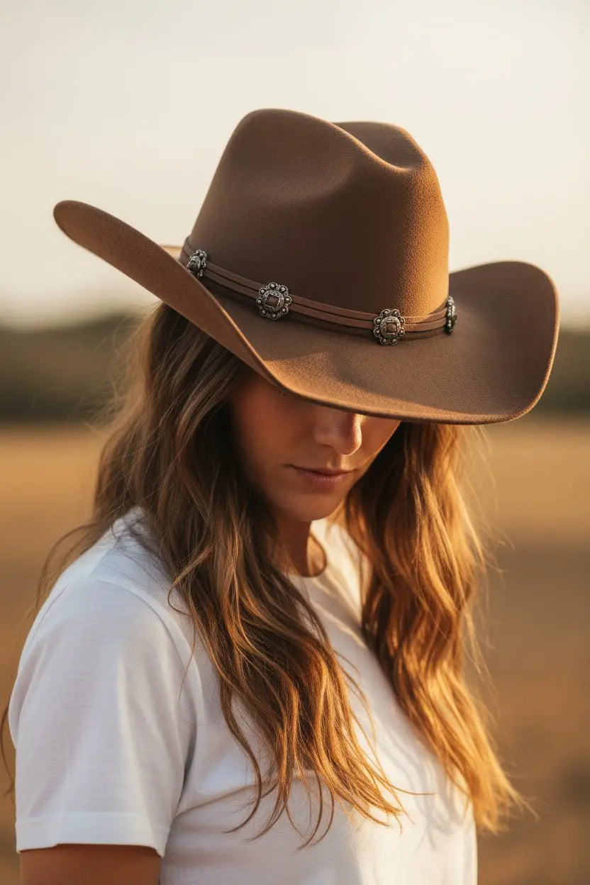Classic Suede Cowgirl Hat - Bridle Up Hope Shop