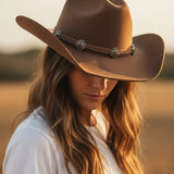 Classic Suede Cowgirl Hat - Bridle Up Hope Shop