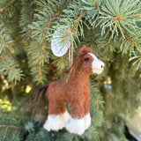 Clydesdale Hand - Felted Alpaca Ornament - Bridle Up Hope Shop