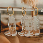 Cowboy Boot Keychain - Bridle Up Hope Shop