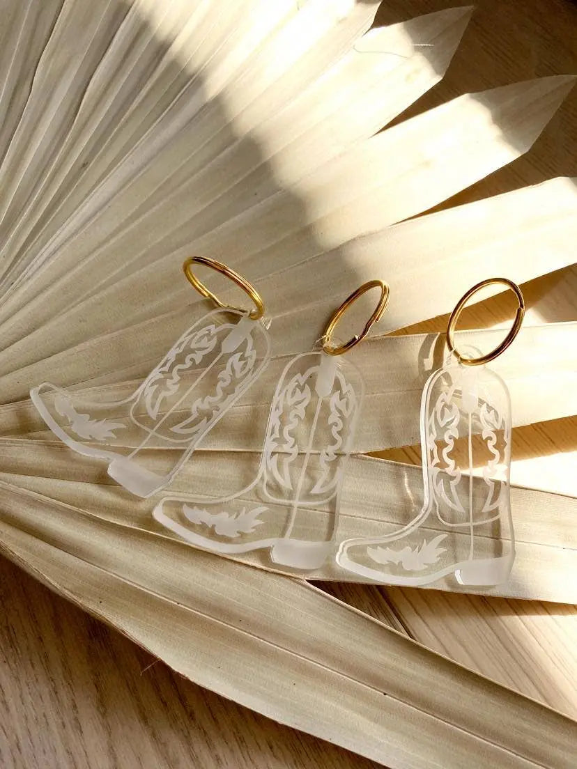 Cowboy Boot Keychain - Bridle Up Hope Shop