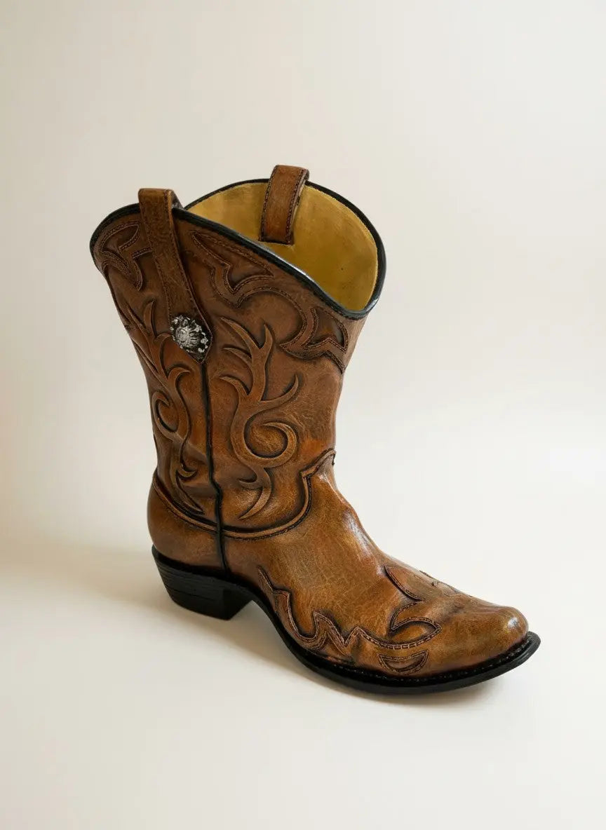 Cowboy Boot Vase Faire - De Leon Collections