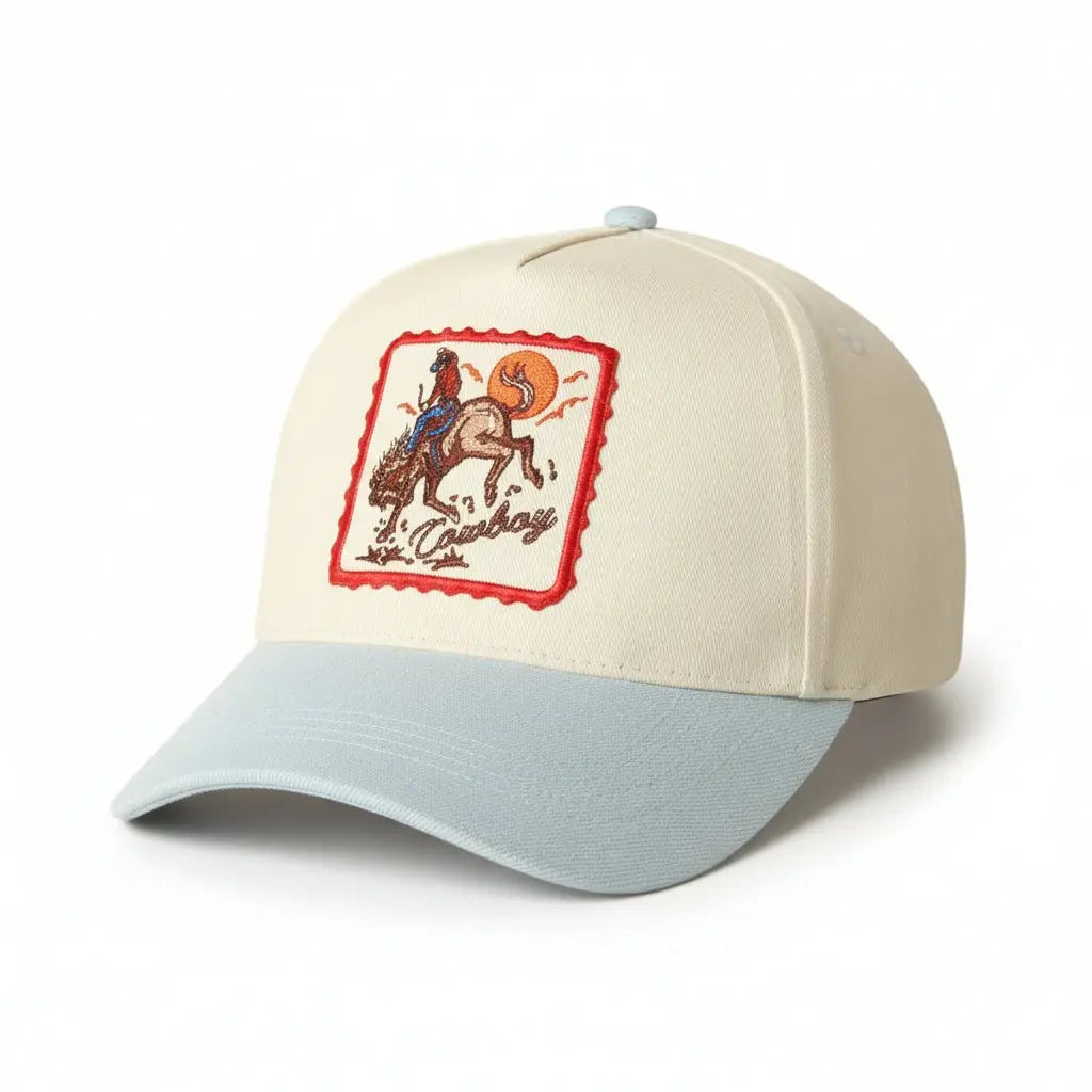 Cowboy Denim Hat (Light Denim) - Bridle Up Hope Shop