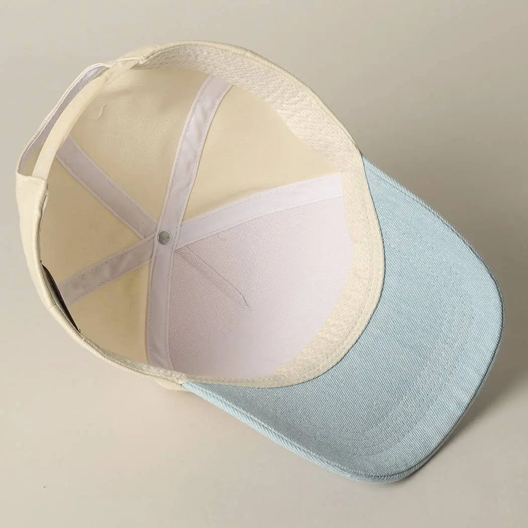 Cowboy Denim Hat (Light Denim) - Bridle Up Hope Shop