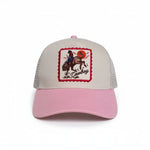 Cowboy Patch Pink Hat - Bridle Up Hope Shop