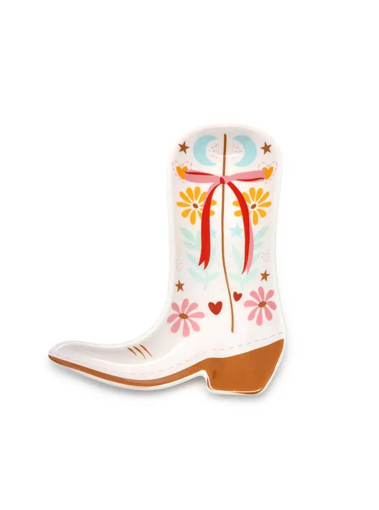 Cowgirl Boot Trinket Tray - Bridle Up Hope Shop