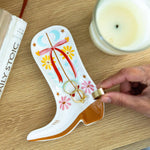 Cowgirl Boot Trinket Tray - Bridle Up Hope Shop