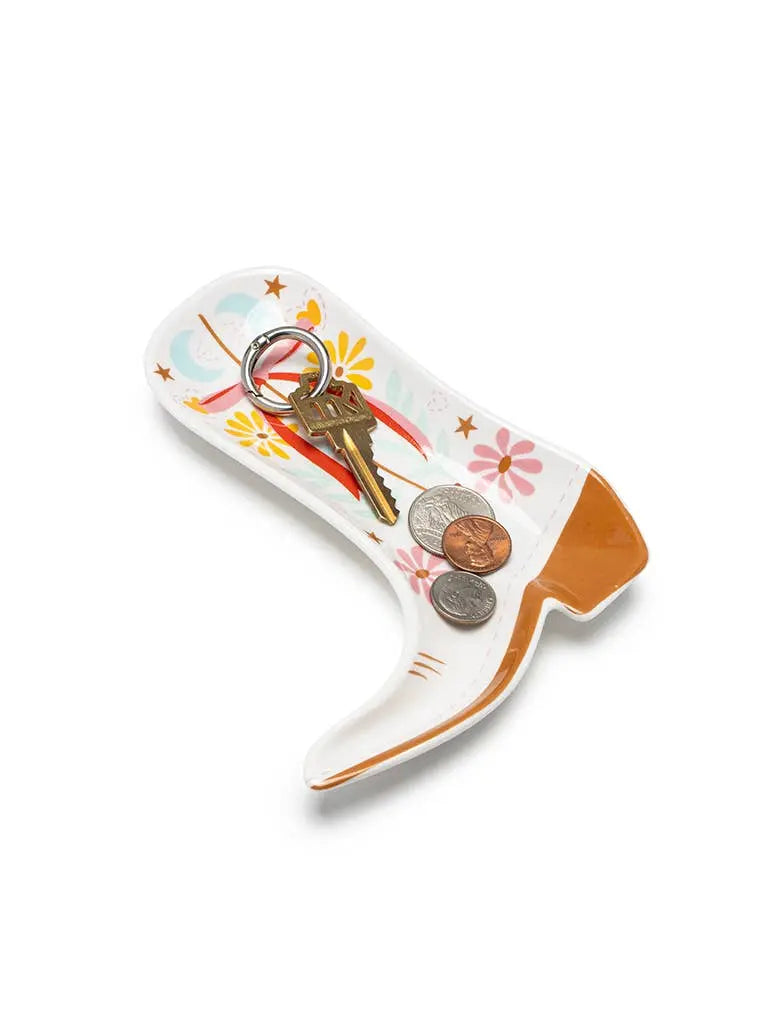 Cowgirl Boot Trinket Tray - Bridle Up Hope Shop