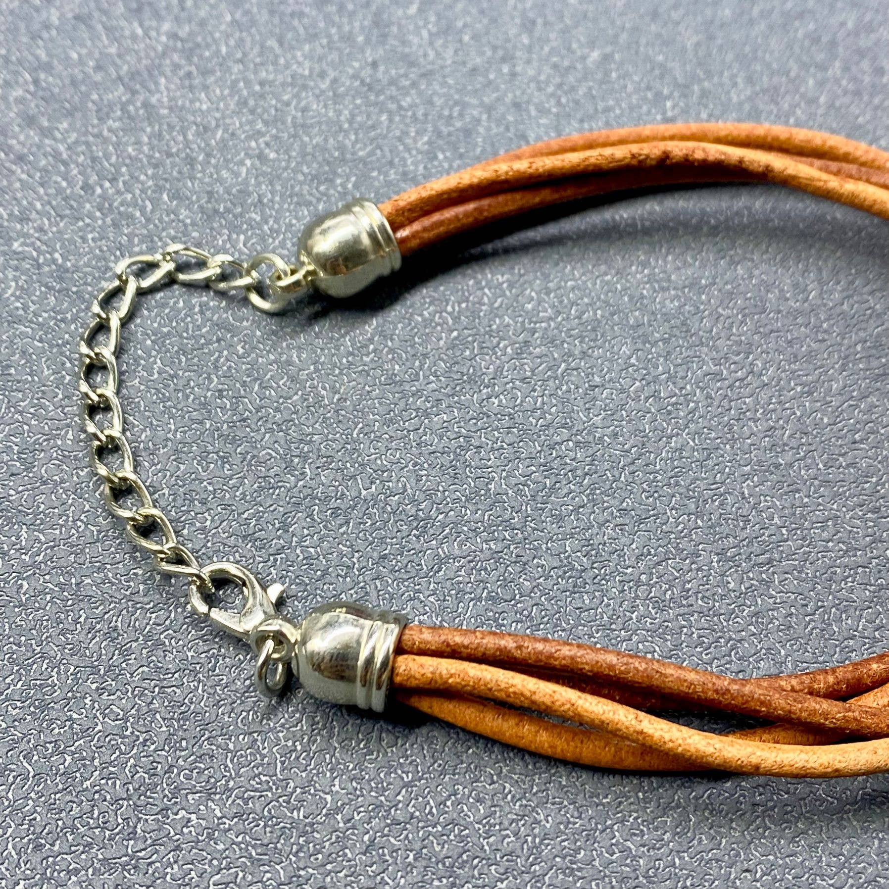 Cowgirl Charm Leather Bracelet - Bridle Up Hope Shop