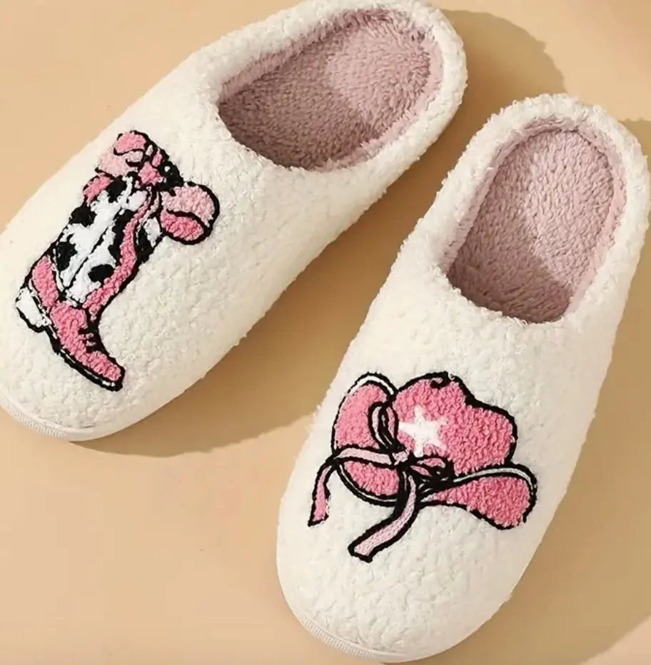 Cowgirl Chic Slippers - Bridle Up Hope Shop