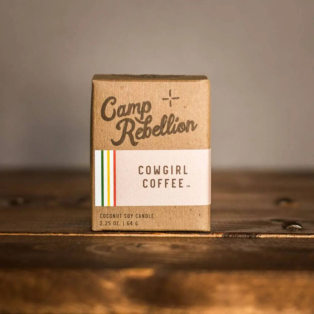 Cowgirl Coffee Drifter Candle (2 oz) - Bridle Up Hope Shop