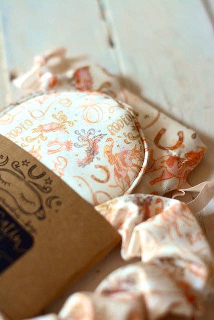 Cowgirl Eye Mask + Scrunchie Sleep Set - Bridle Up Hope Shop