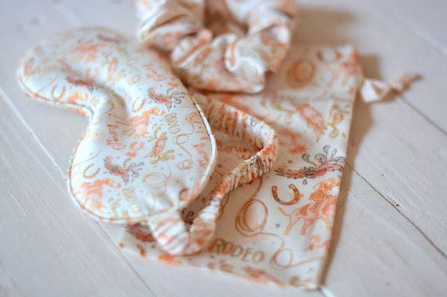 Cowgirl Eye Mask + Scrunchie Sleep Set - Bridle Up Hope Shop