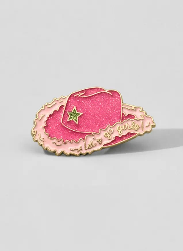 Cowgirl Hat Lapel Pin - Bridle Up Hope Shop