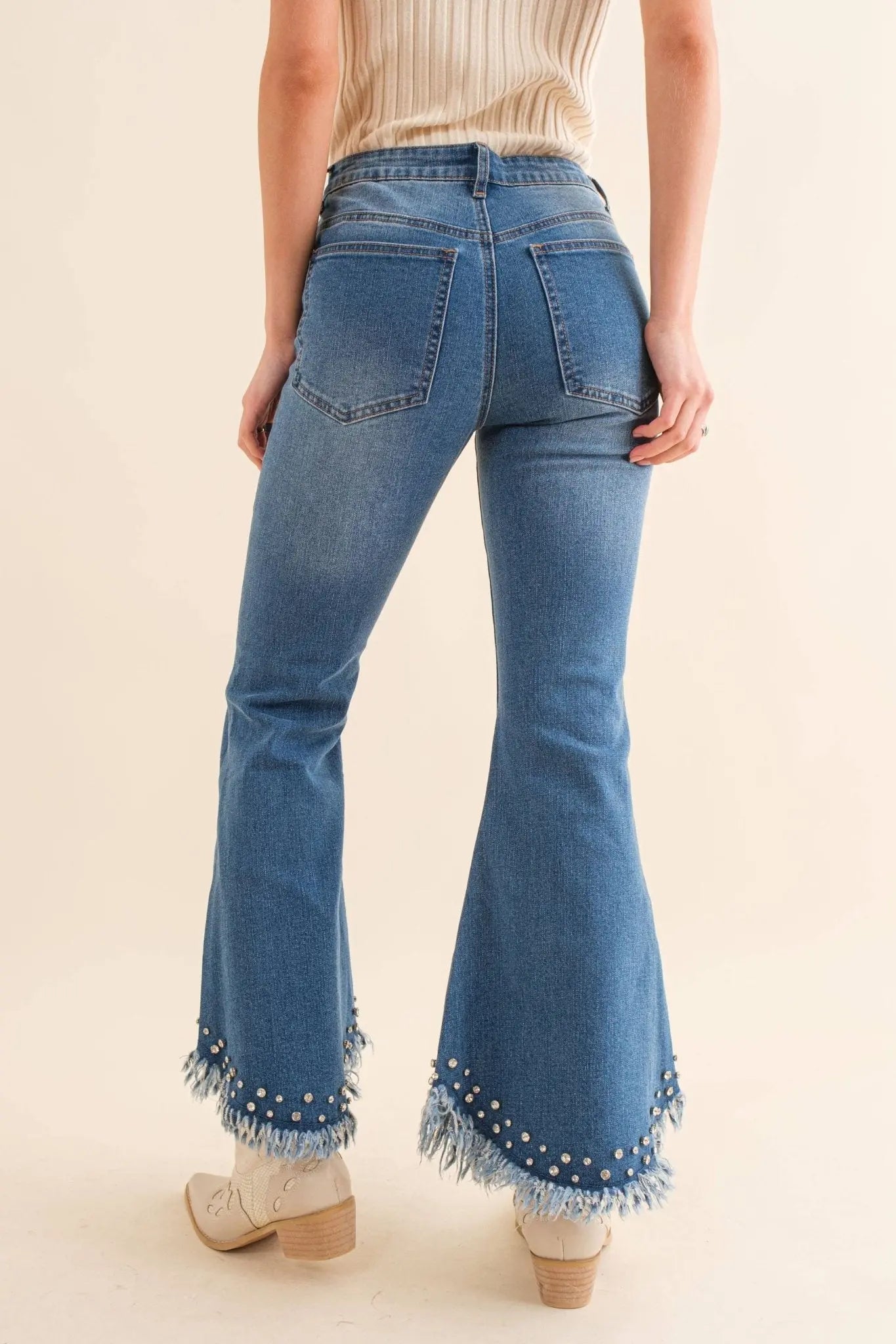 Cowgirl Rhinestone Jeans - Bridle Up Hope Shop