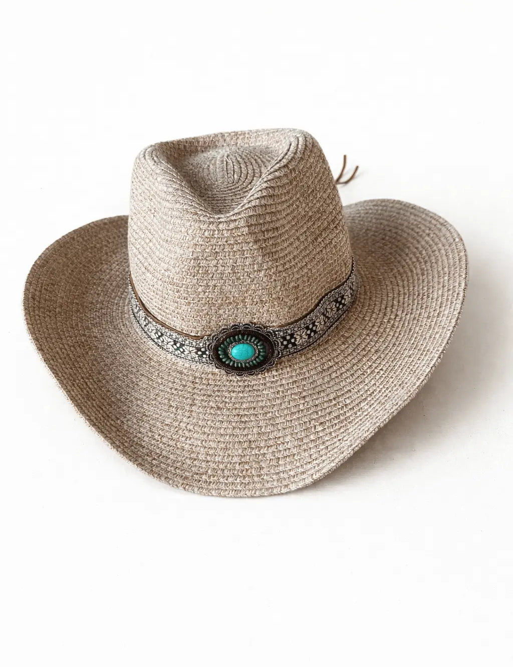 Cowgirl Turquoise Concho Hat - Bridle Up Hope Shop