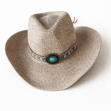 Cowgirl Turquoise Concho Hat - Bridle Up Hope Shop