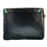 Cowgirl Turquoise Hand - Beaded Purse - Bridle Up Hope Shop