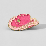 Cowgirl Hat Lapel Pin