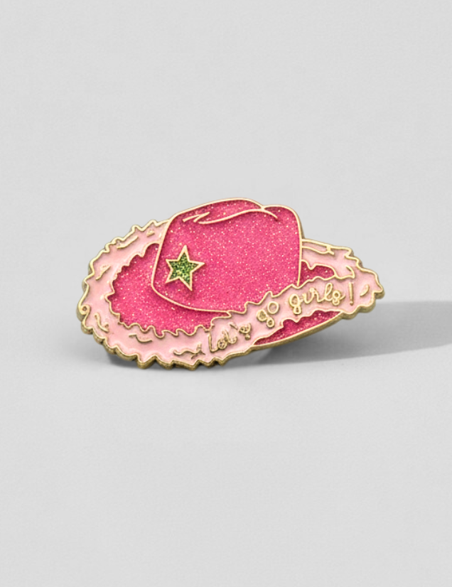 Cowgirl Hat Lapel Pin
