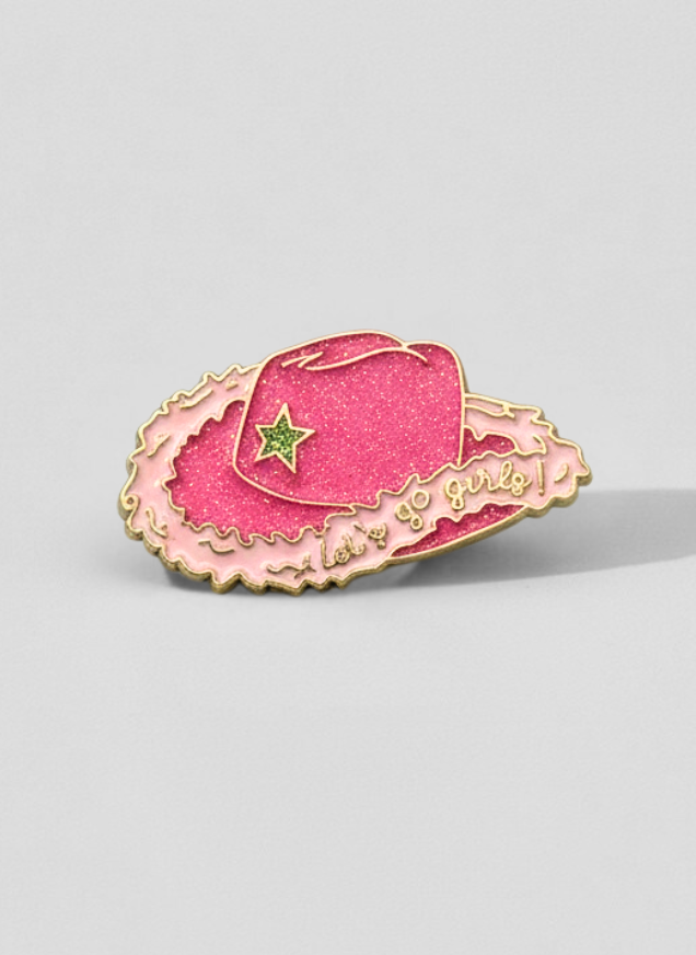 Cowgirl Hat Lapel Pin