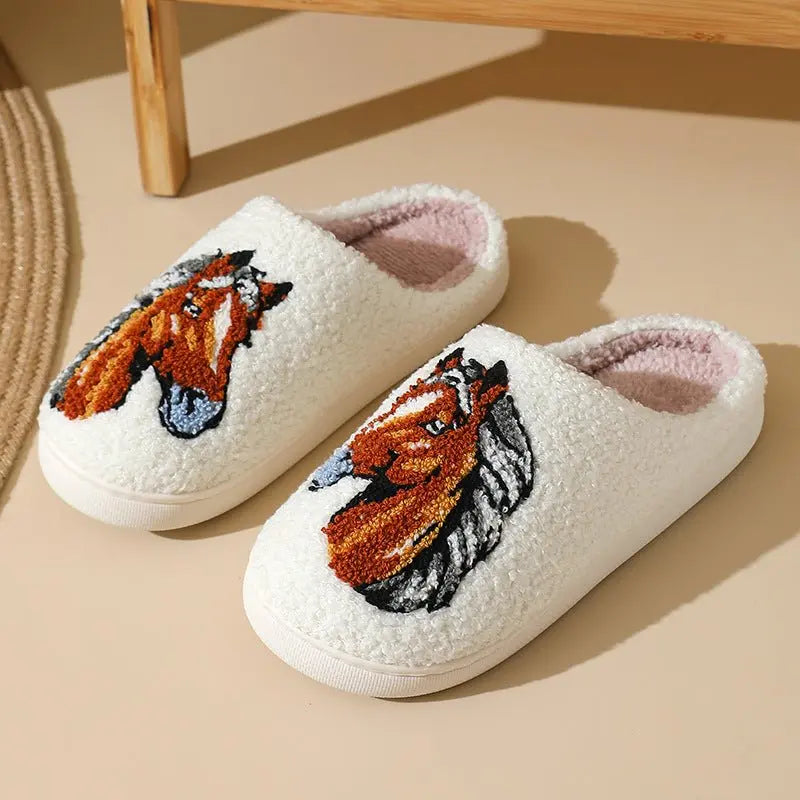 Cozy Horse Slippers - Bridle Up Hope Shop