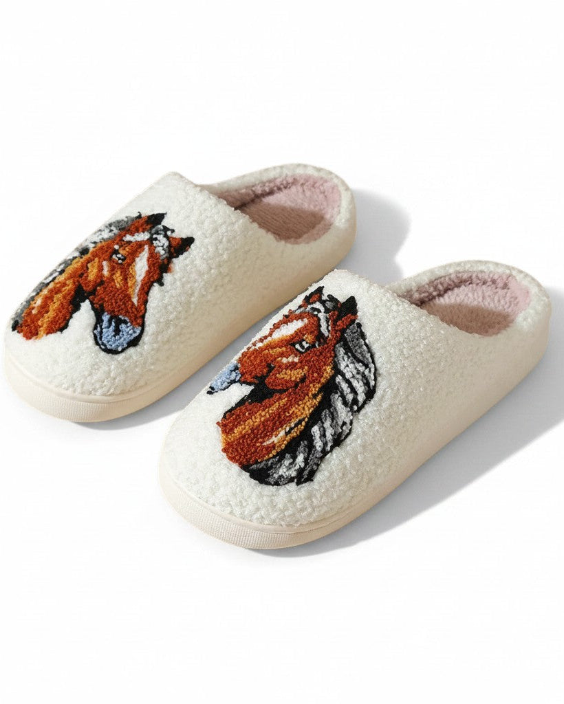 Cozy Horse Slippers