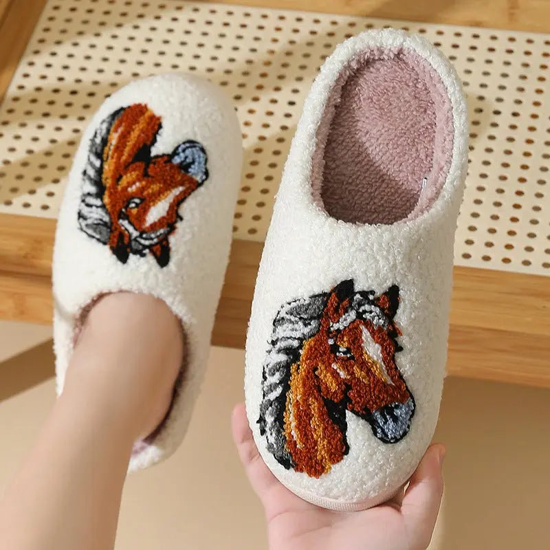 Cozy Horse Slippers - Bridle Up Hope Shop