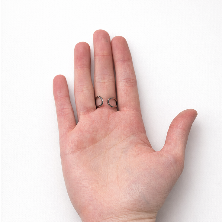 Horse Coin Cuff Ring