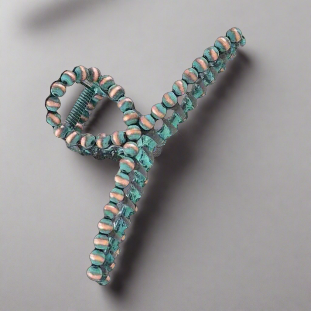 western hair claw Turquoise