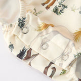 Elegant Horses Baby Romper