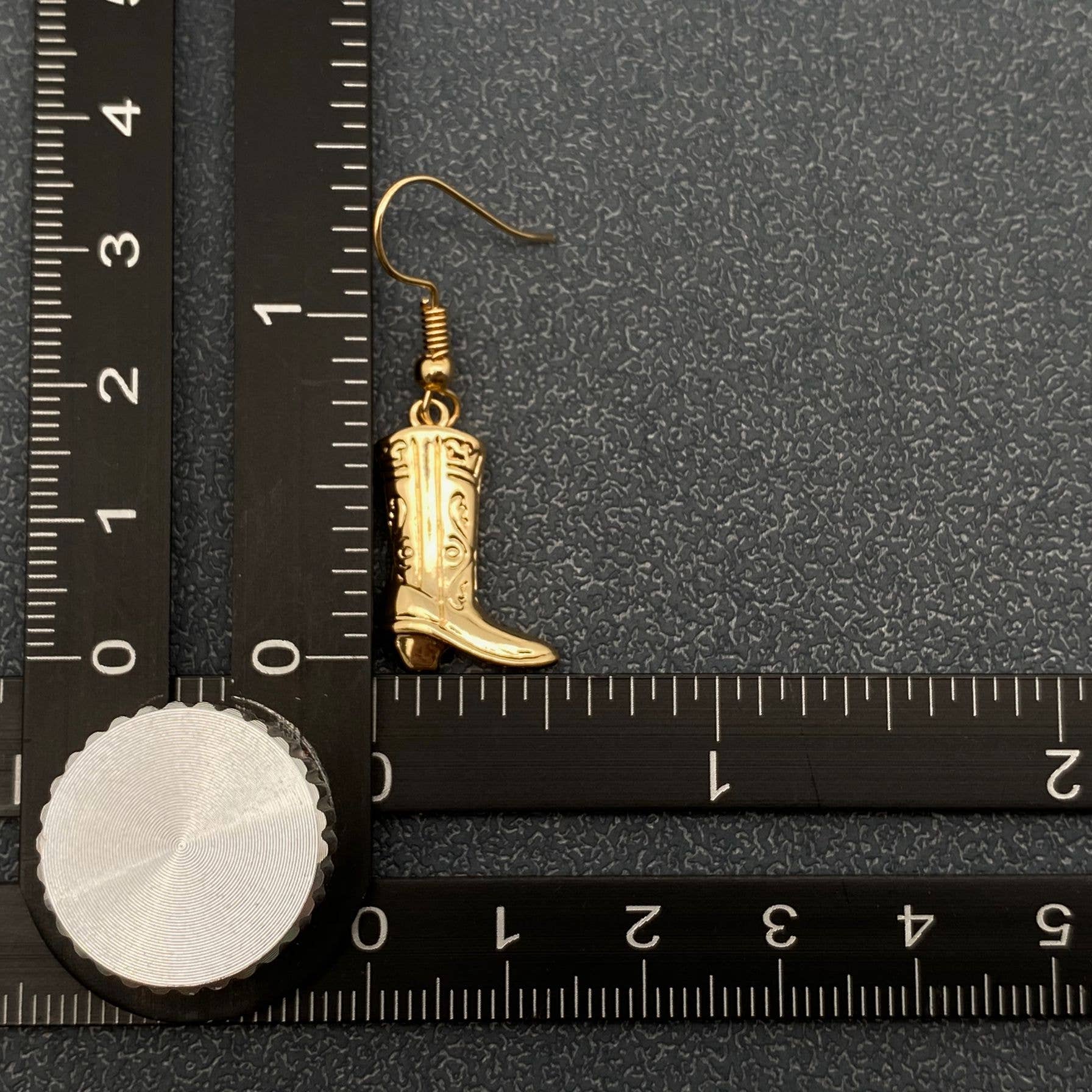 Western Style Cowgirl Boots charm Dangle Earrings - WJ