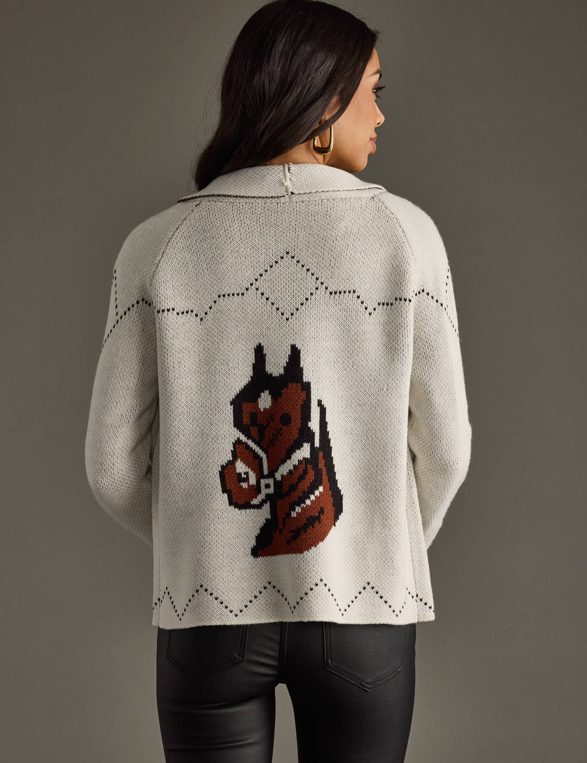 Ivory Horse Cardigan