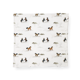 Wild Horses Stretch Knit Swaddle Blanket