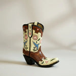 Blossom Cowgirl Boot Figurine Faire - De Leon Collections
