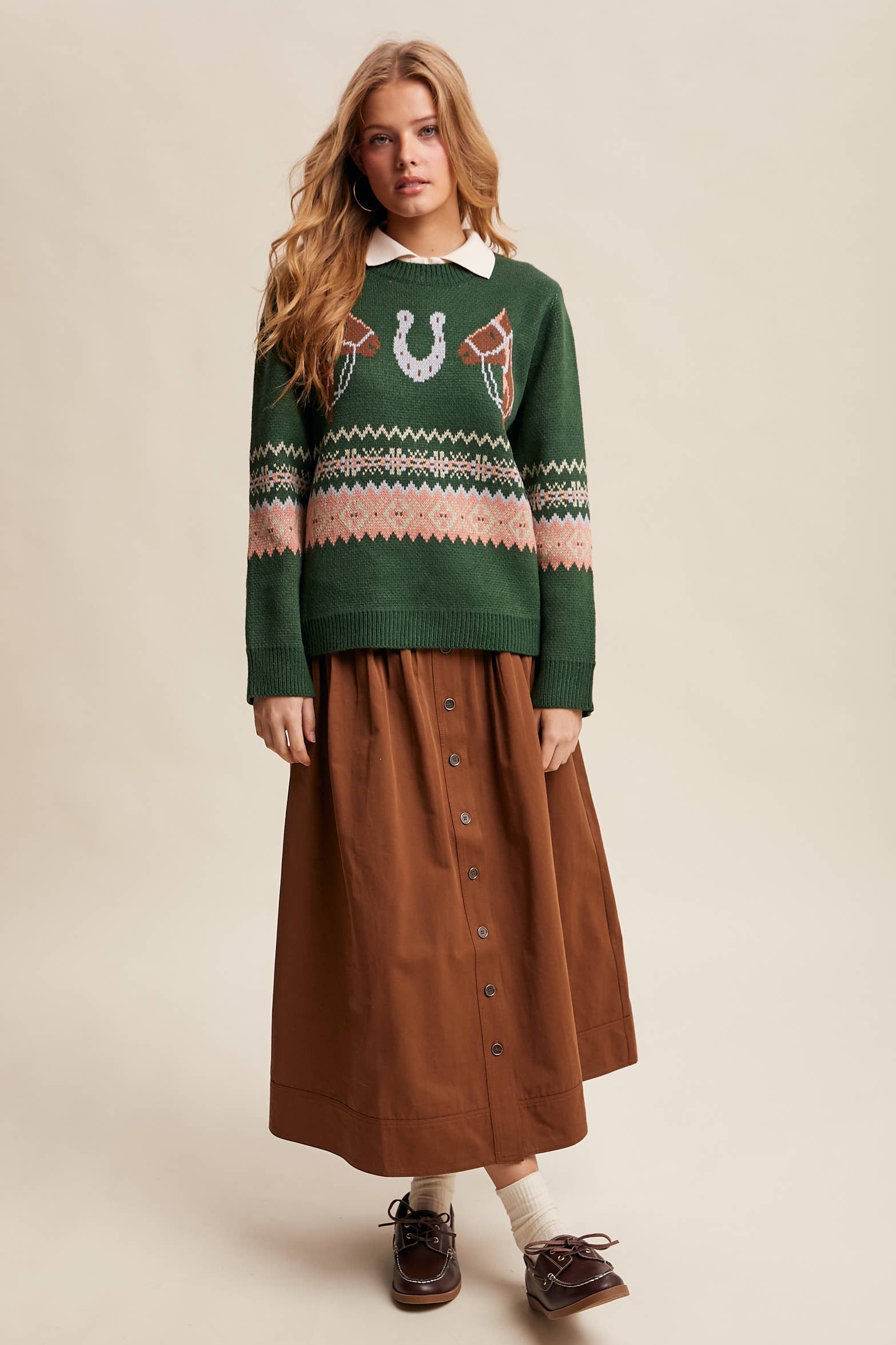 Lucky Charm Horse Sweater