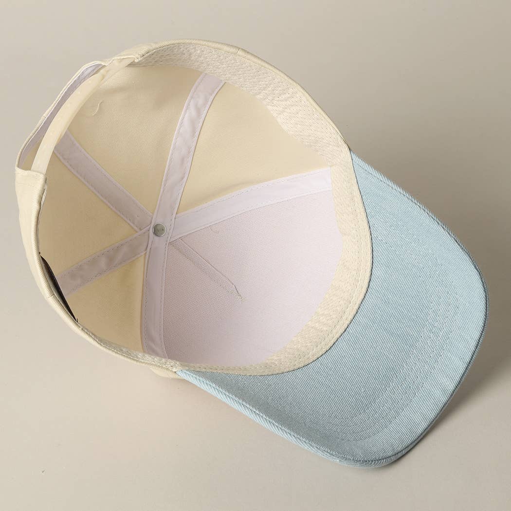 Cowboy Denim Hat (Light Denim)