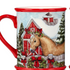 Palomino Christmas Horse Mug