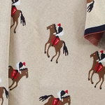 Equestrian Horse Racing Derby Jockey Cotton Baby Blanket  Faire - Westrian International