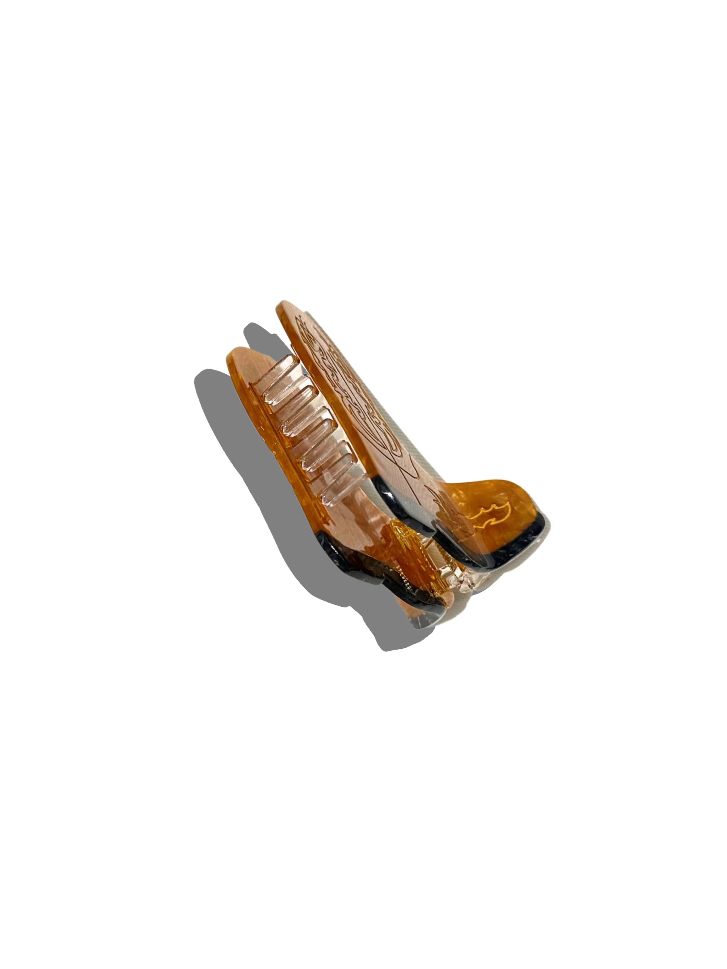 Hand-Painted Boot Hair Clip