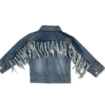 Denim Fringe Jacket