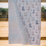 Daisy Boots Pastel Handmade Quilt - Bridle Up Hope Shop