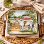 Dapple Gray Horse Dinner Plate - Bridle Up Hope Shop